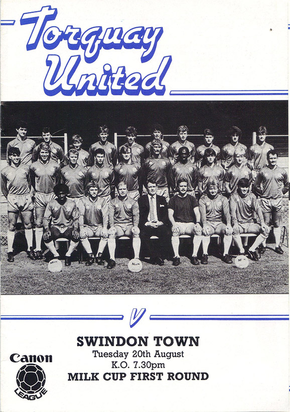 <b>Tuesday, August 20, 1985</b><br />vs. Torquay United (Away)